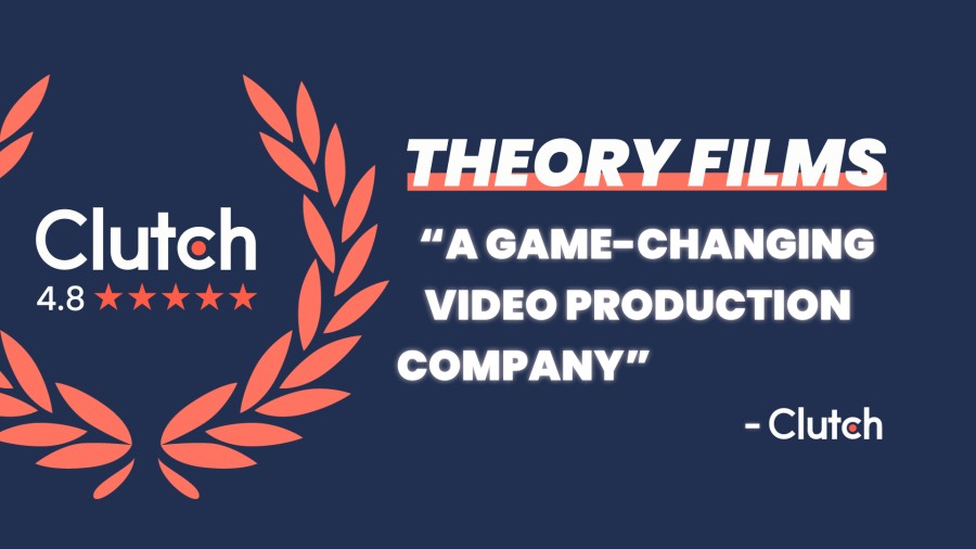 Theory Films rated "A game-changing video production company" by Clutch.com