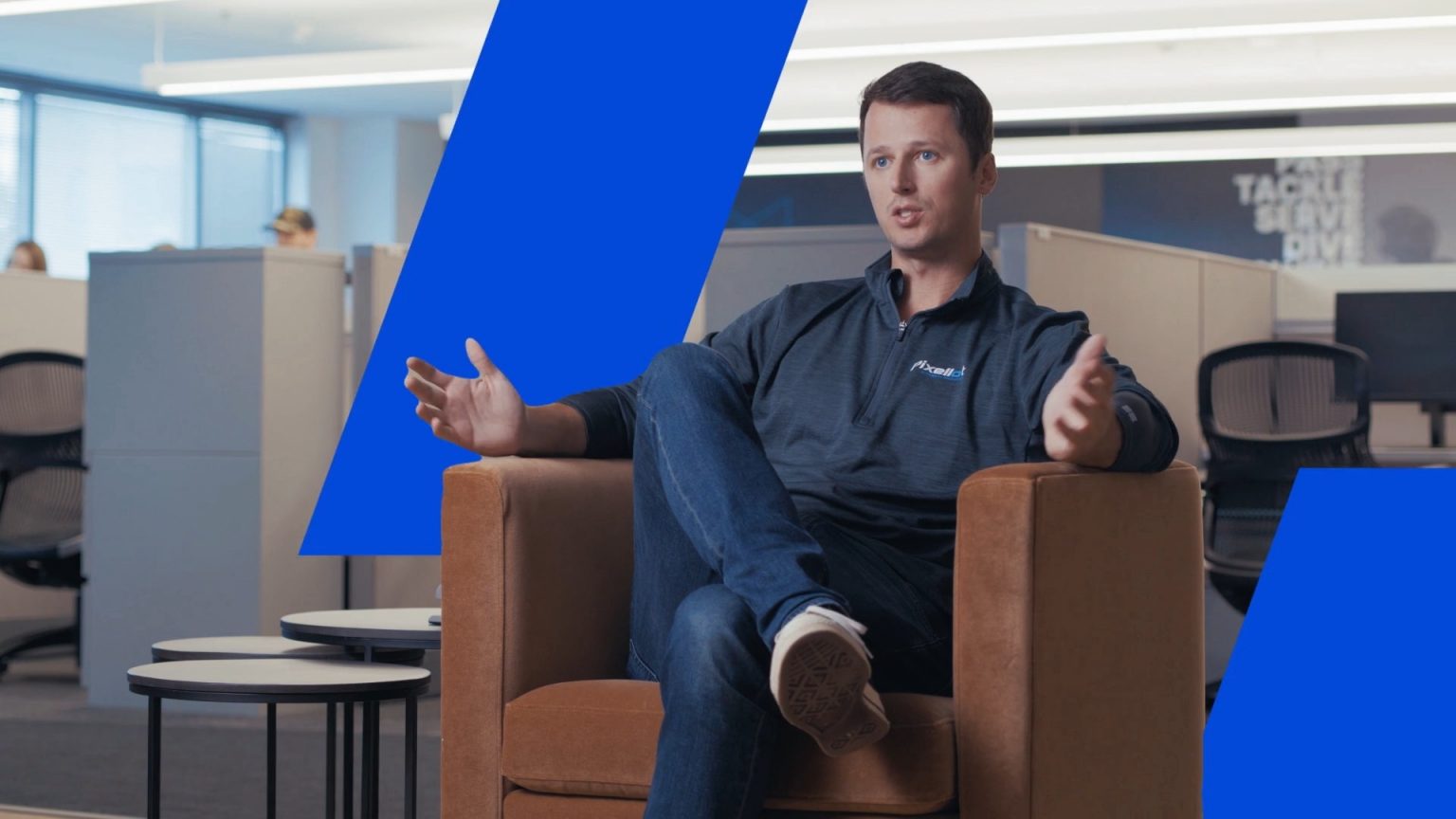 Talking heads video for HP x Pixellot Sports Broadcasting
